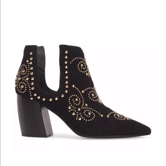 Jeffrey Campbell Ankle Boot ORNELLA Stud Suede NEW - Picture 6 of 8